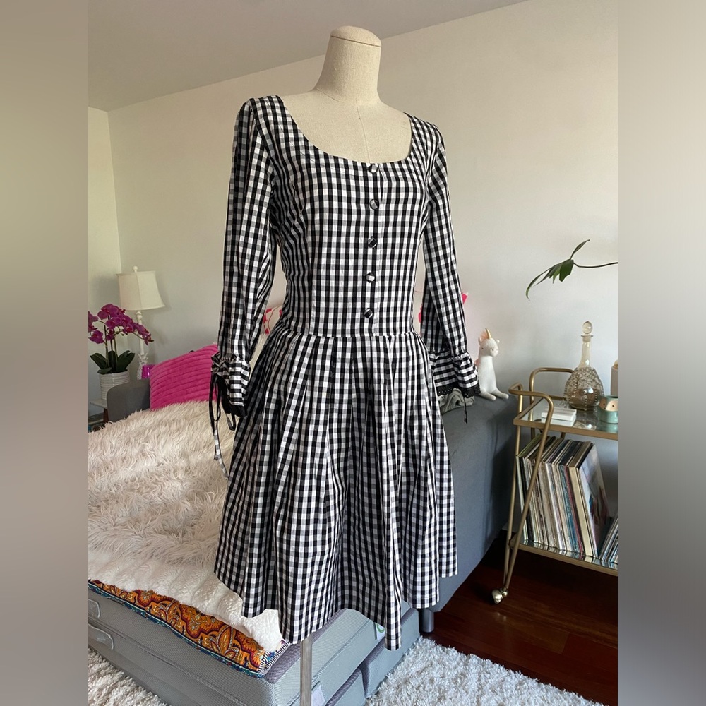 L'école des Femmes Marquise Gingham Dress